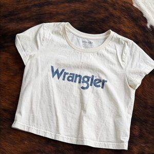 Wrangler crop tee